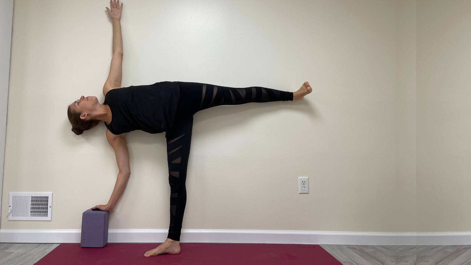How to practice Half Moon Pose also known as Ardha Chandrasana at the all and with props. How to practice Half Moon Pose also known as Ardha Chandrasana at the all and with props.