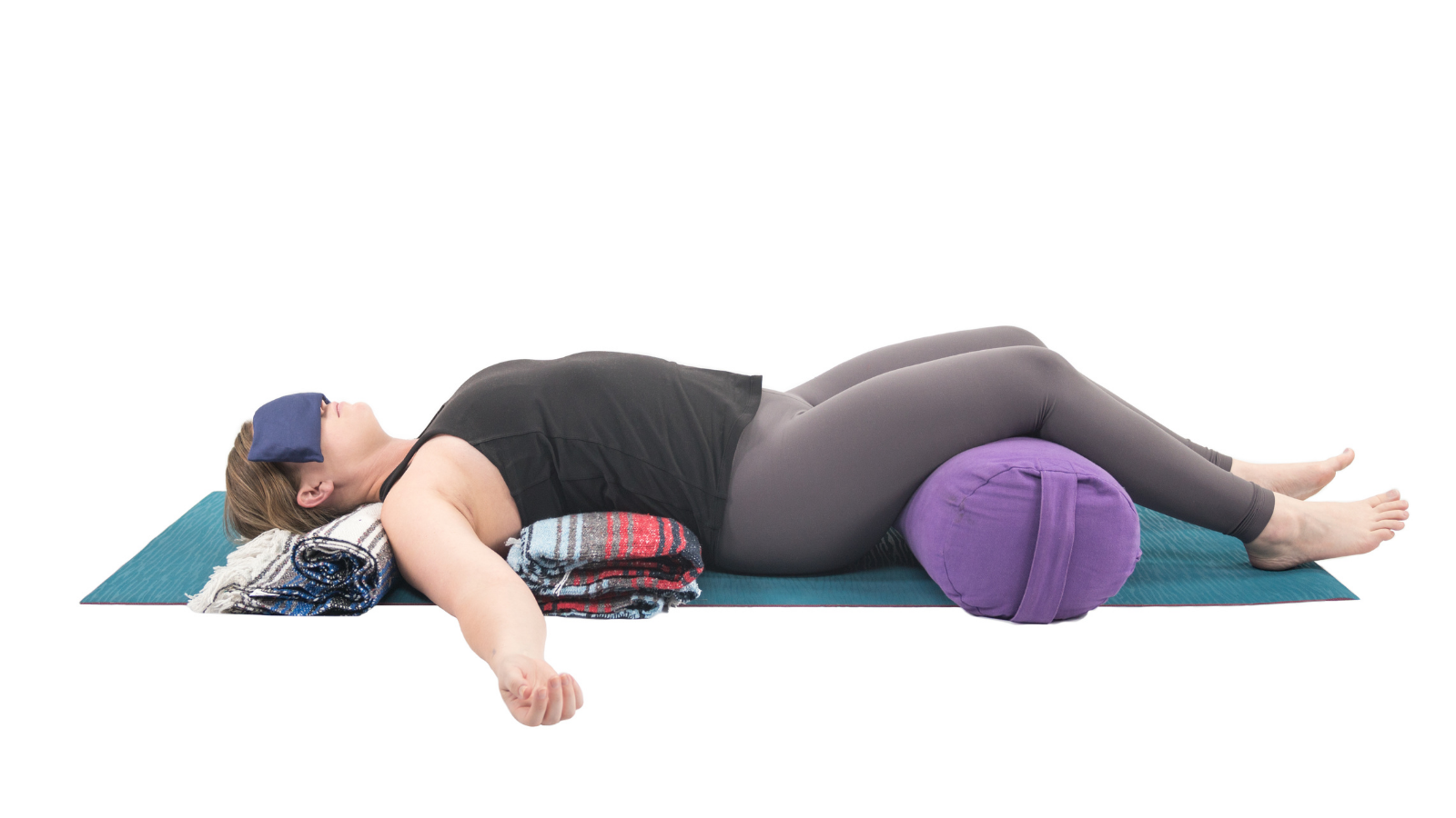 How to practice Restorative Mountain Brook Pose for deep rest Restorative Mountain Brook Pose