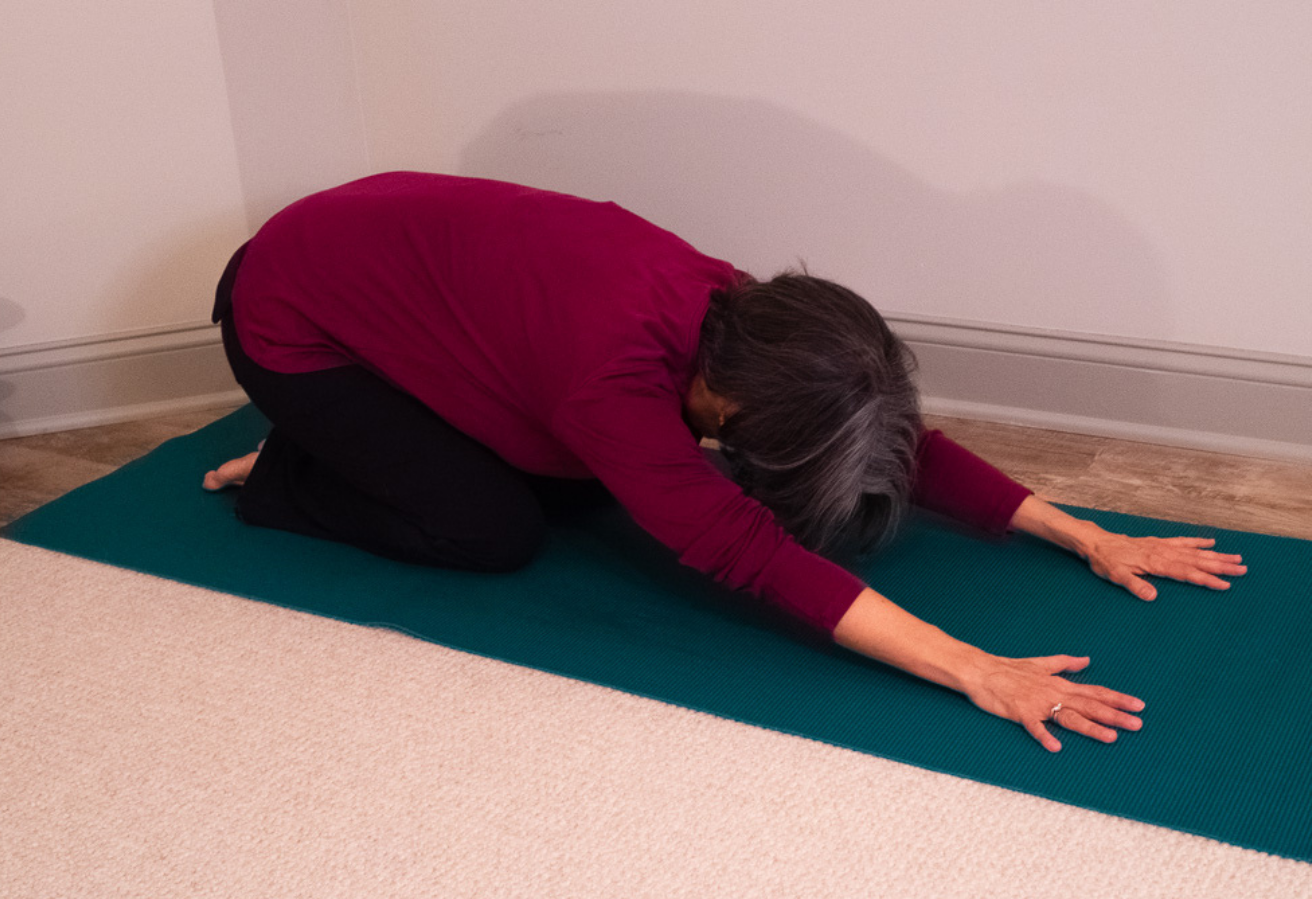 How to practice Cakravakasana to improve overall health Cakravakasana Pose depicted here is great for spinal health and connecting breath to movement.