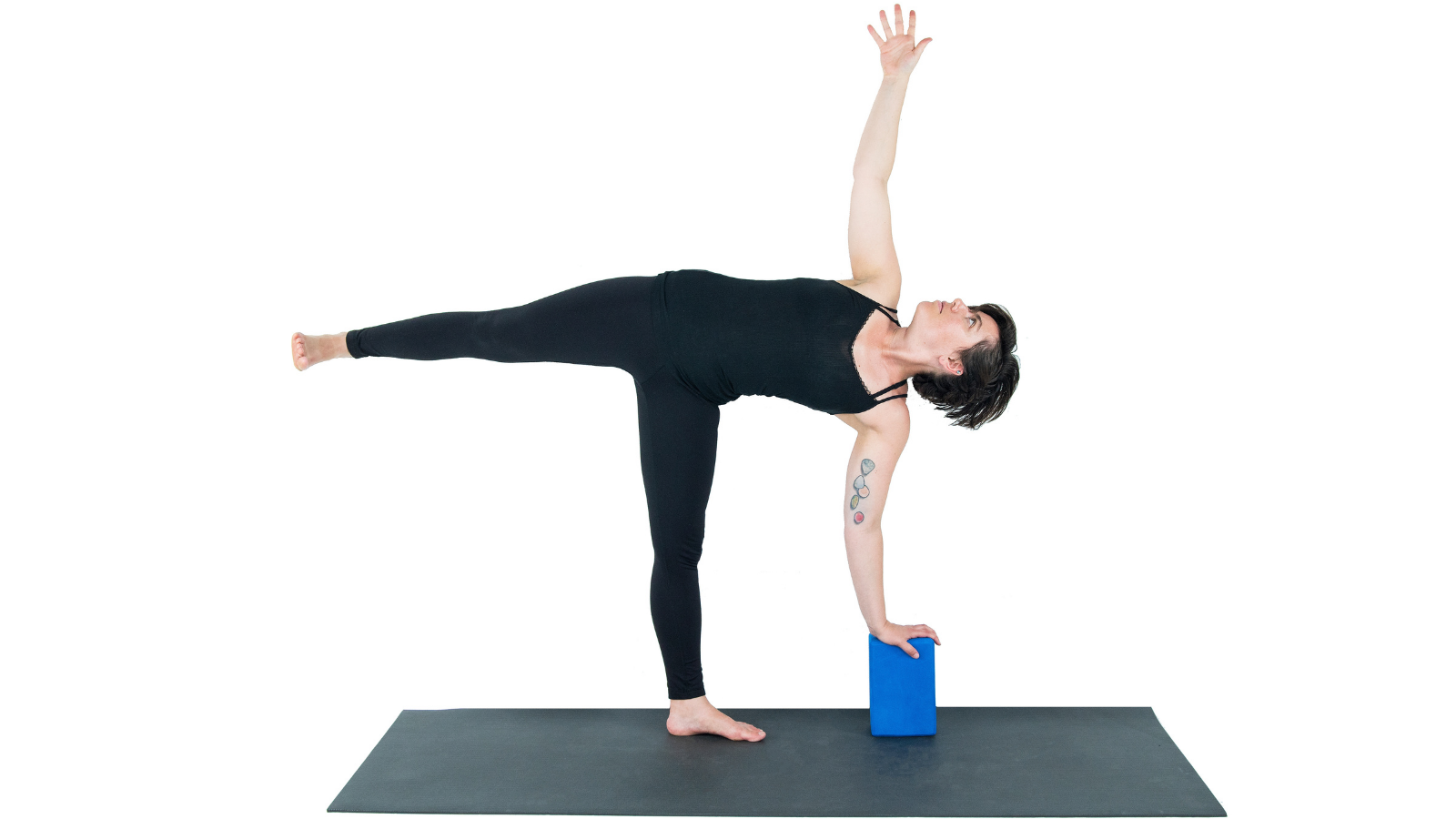 Half Moon Pose with a Block